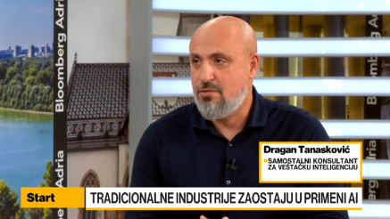 Tanasković: Medicina i obrazovanje imaju najveći potencijal za ulaganje u AI